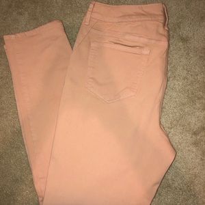 Light pink jeans